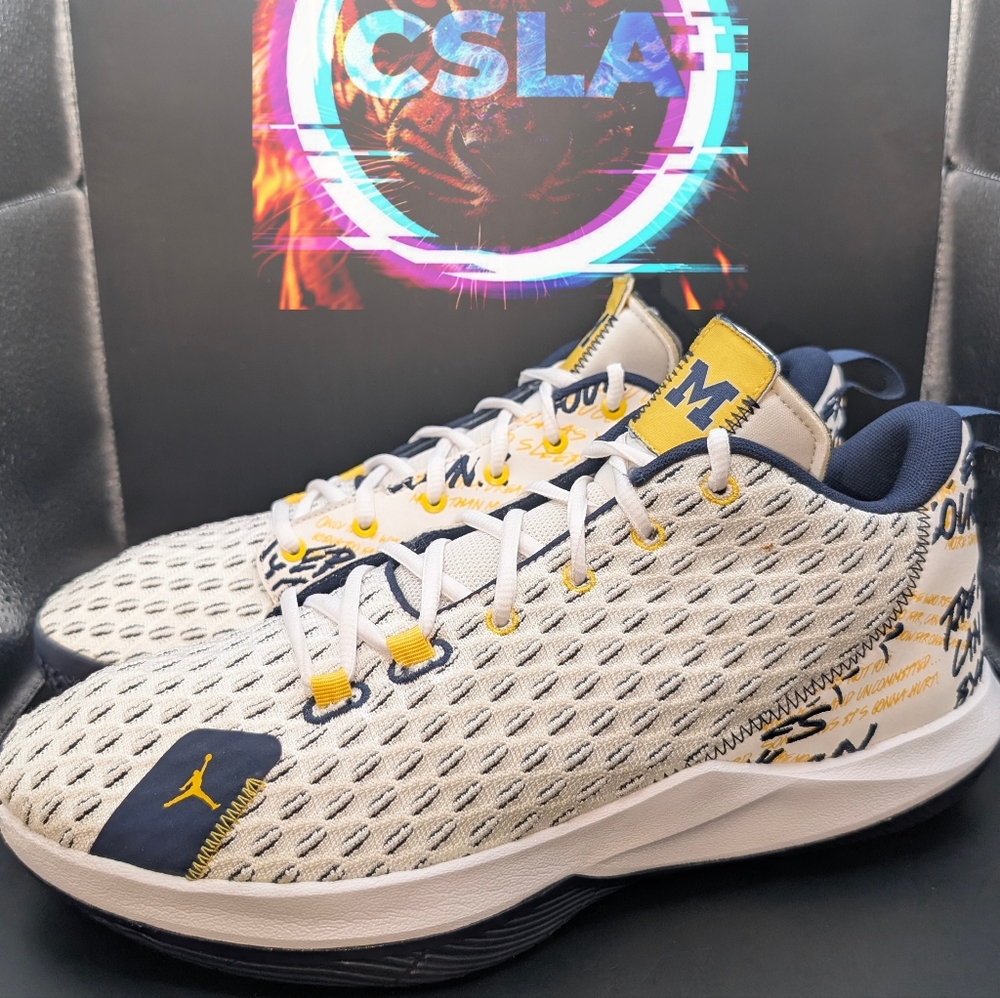 Air Jordan CP3 XII 12 University of Michigan Promo PE VNDS